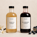 Vanilla & Blueberry Syrups (Homemade) 100ml each