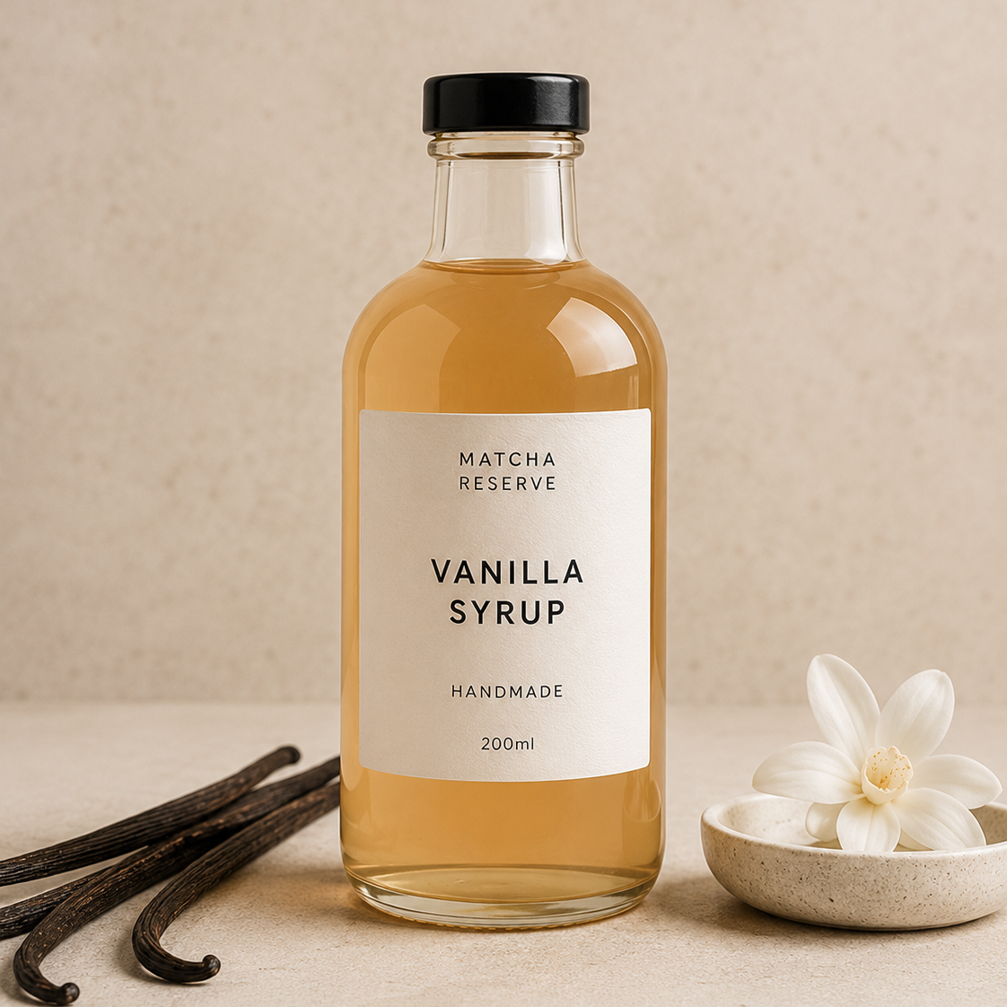 Vanilla Syrup (Homemade) 100ml